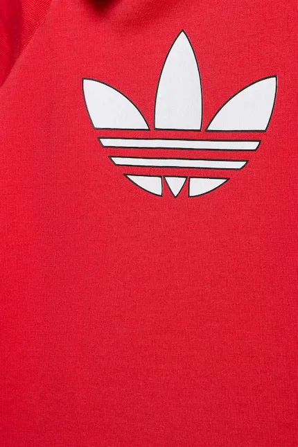 Комплект детский из хлопка Adidas Originals, красный — фото 4