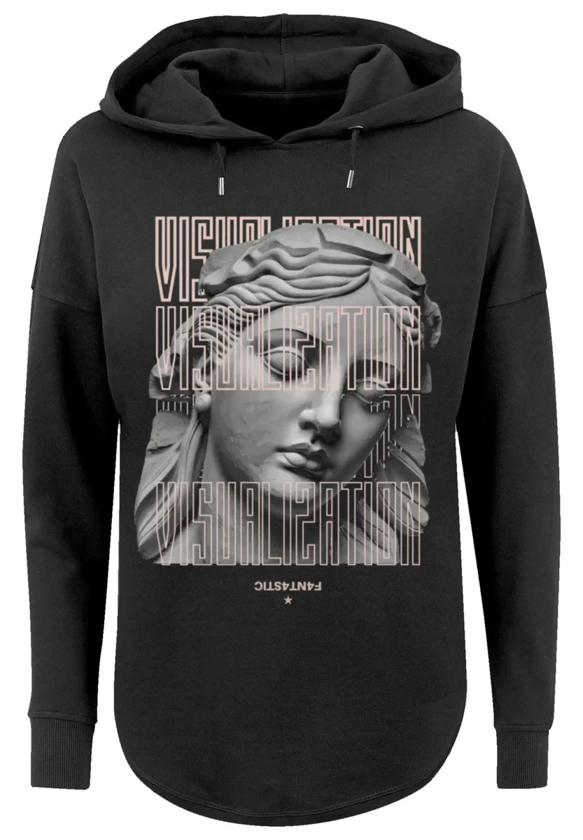 

Толстовка F4NT4STIC "SCULPTURE HOODIE VISUALIZATION", принт, черный