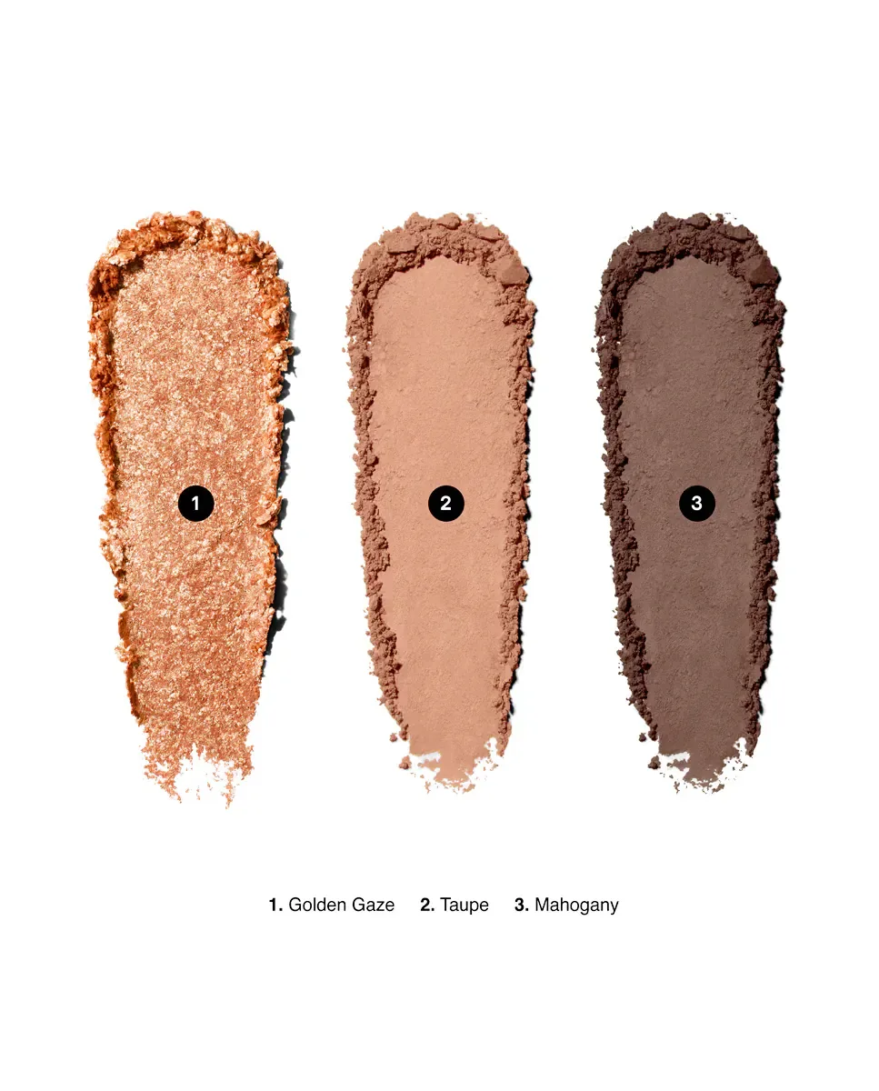 Палетка теней для глаз Essential Eye Shadow Trios Bobbi Brown, Golden Hour — фото 3