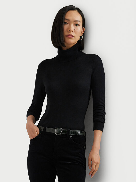 

Водолазка свитер облегающий крой 200940470004 Lauren Ralph Lauren, черный