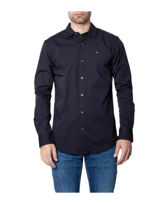 

Классическая рубашка Оксфорд с длинными рукавами Tommy Hilfiger, черный