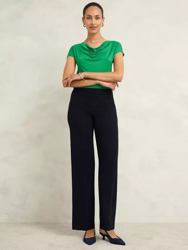 

Топ Hobbs Hobbs Cathy Drape Neck, зеленый