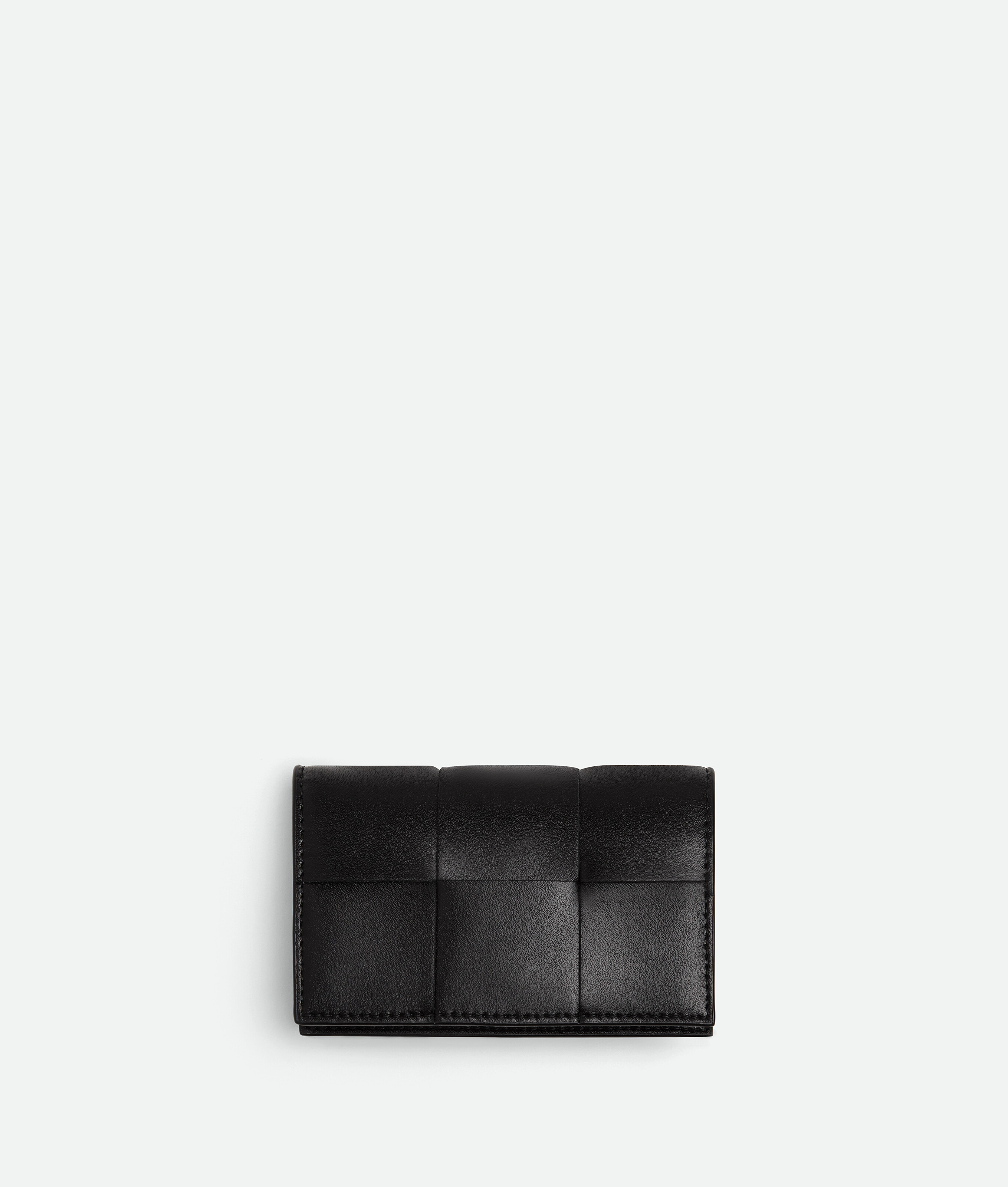 

Кассетный футляр для визиток Bottega Veneta, черный