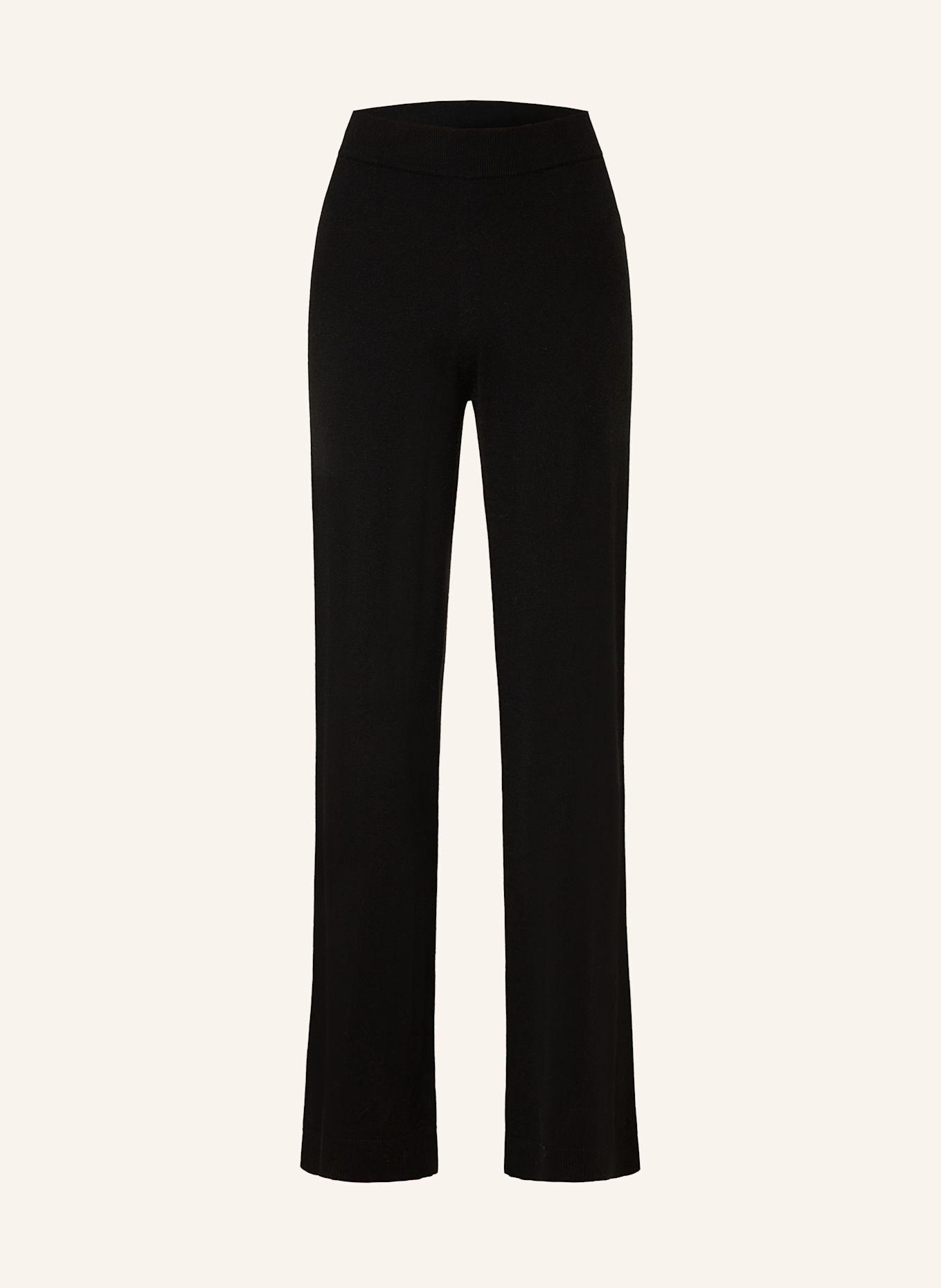

Трикотажные брюки с кашемиром Allude, черный