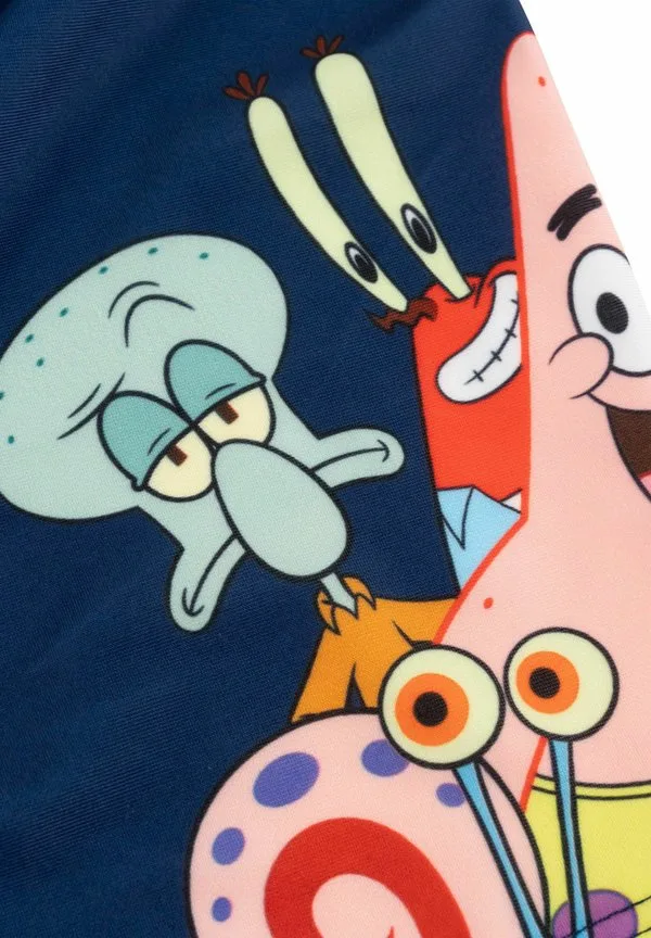 Губка боб schwammkopf badehose schwimmhose badekleidung шланг плавки Spongebob, Blau — фото 4