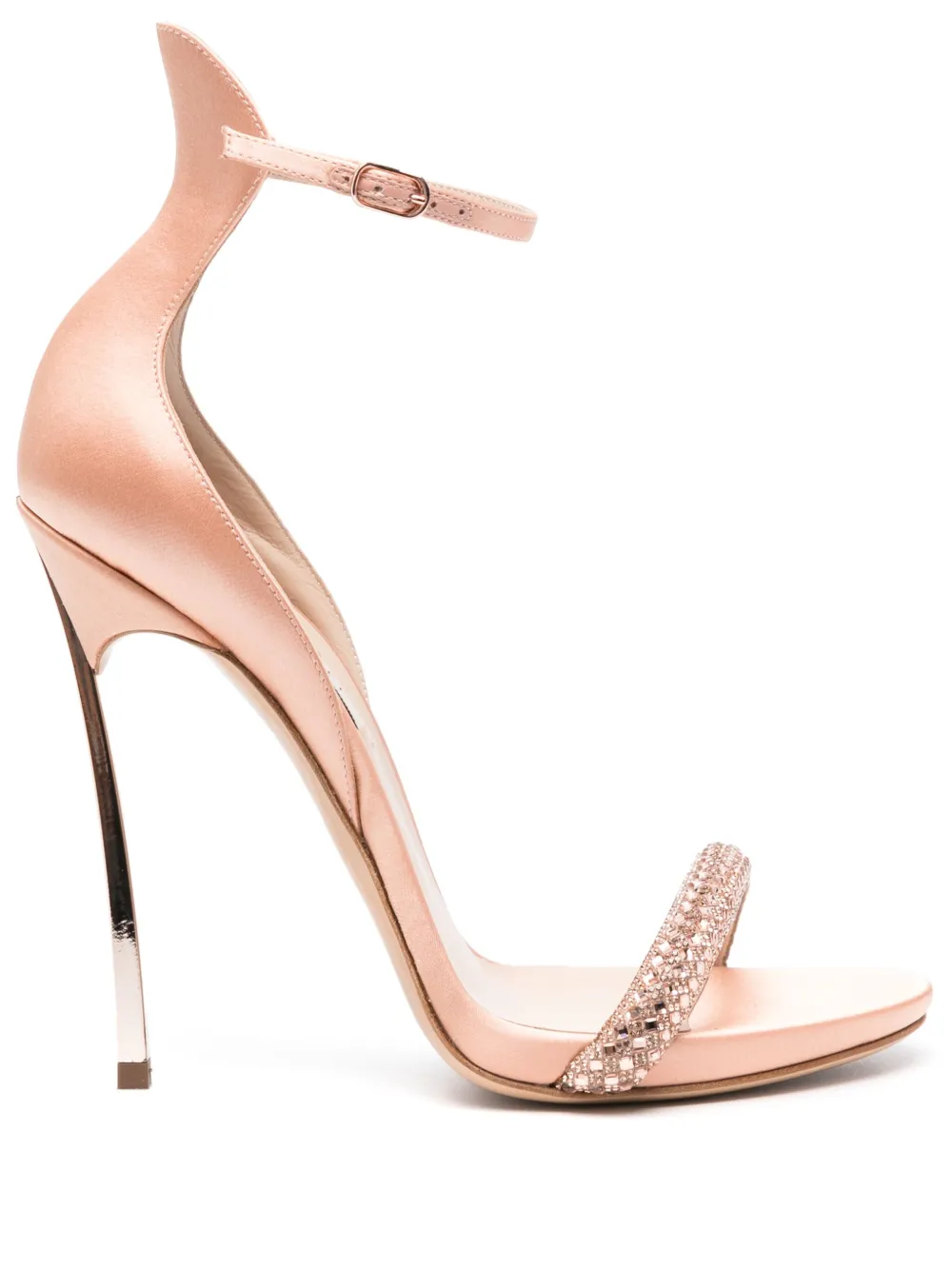 Атласные босоножки Cappa Blade Stratosphere Casadei, розовый