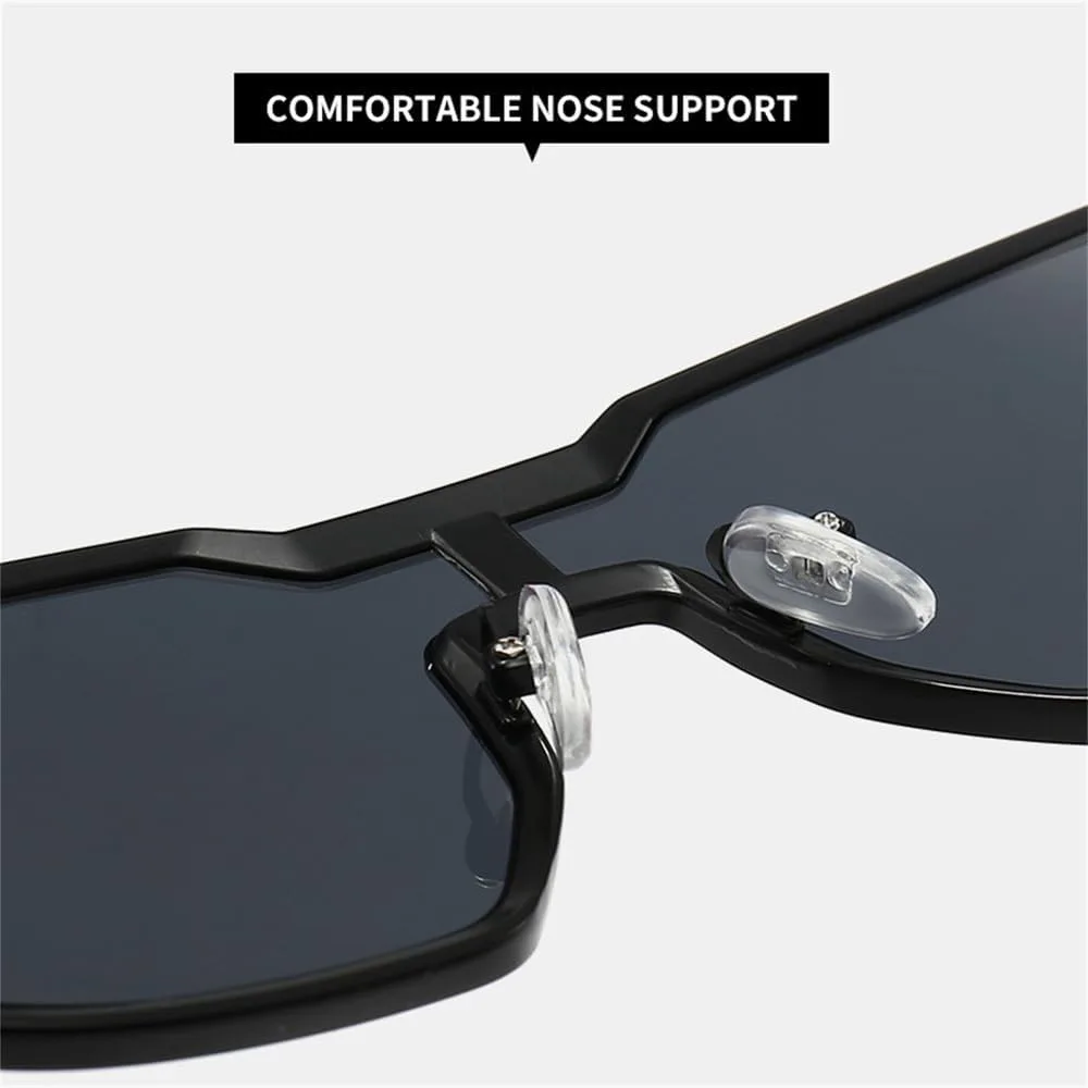 

Солнцезащитные очки для мужчин и женщин, градиентные линзы, оправа из сплава и металла, повседневные солнцезащитные очки с защитой от УФ-излучения UV400 VFDHN, C3