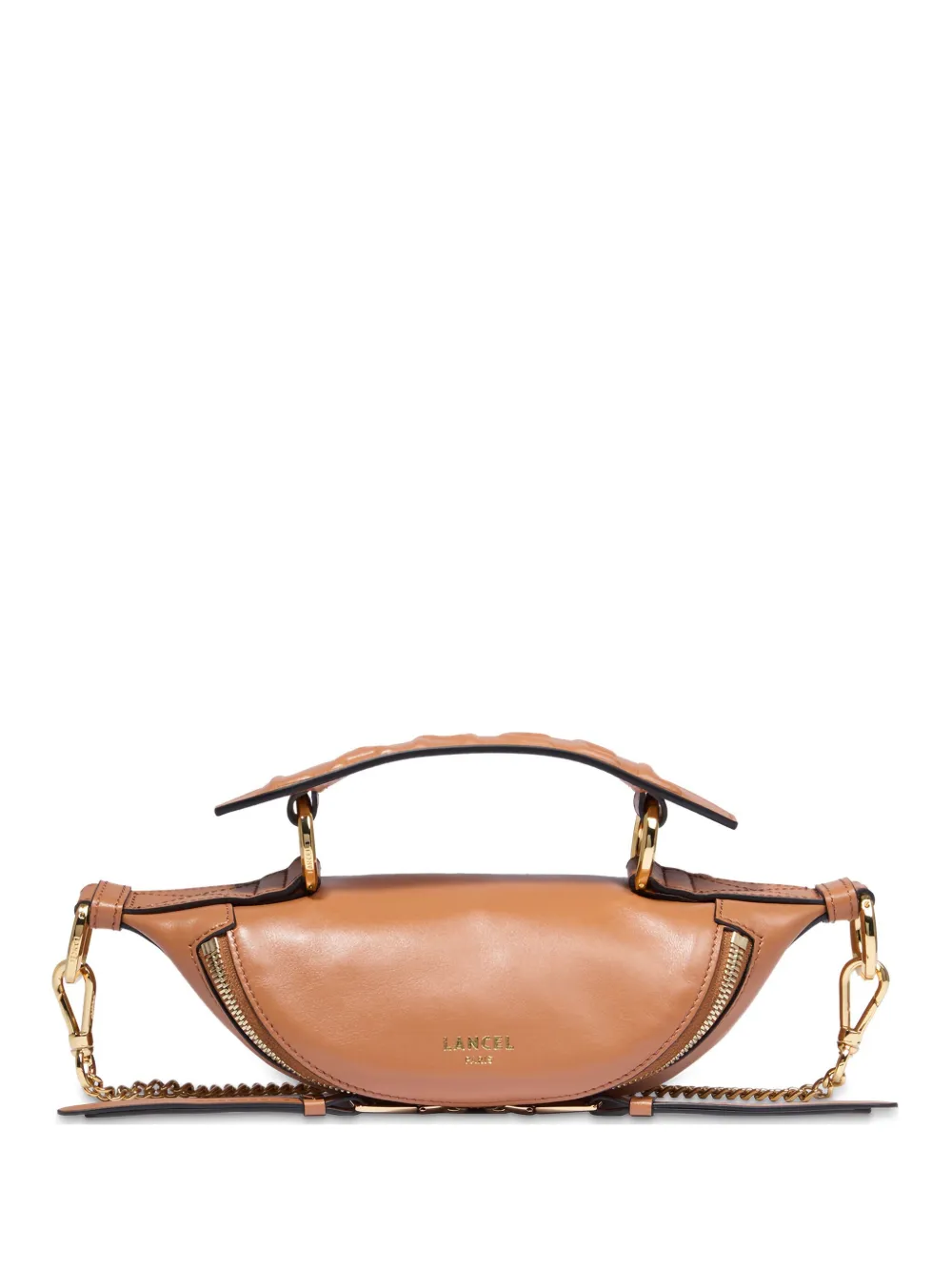 

Сумка через плечо Origami Mini Zip Lancel, коричневый