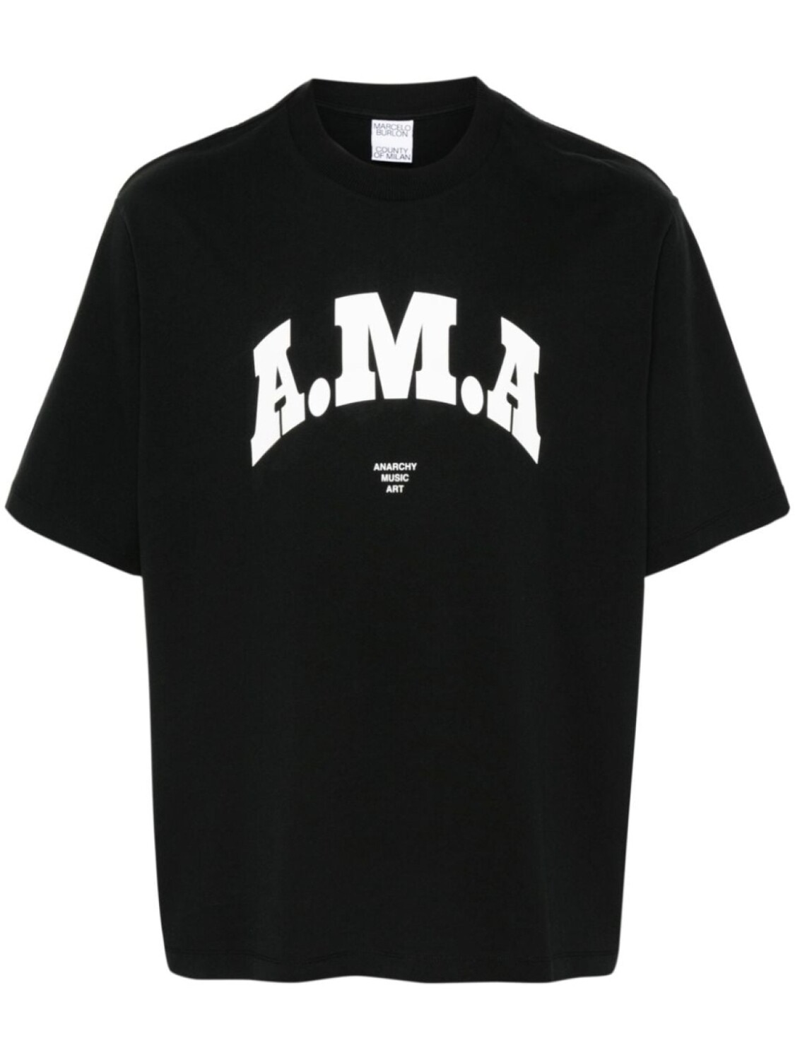 

Marcelo Burlon County of Milan футболка из хлопка с принтом AMA, черный