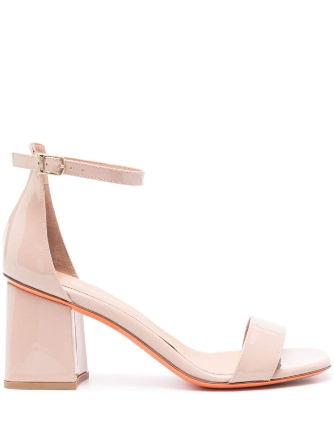 Santoni босоножки на каблуке, розовый