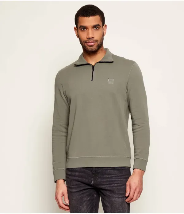 Толстовка Zetrust regular fit Boss Orange, серый