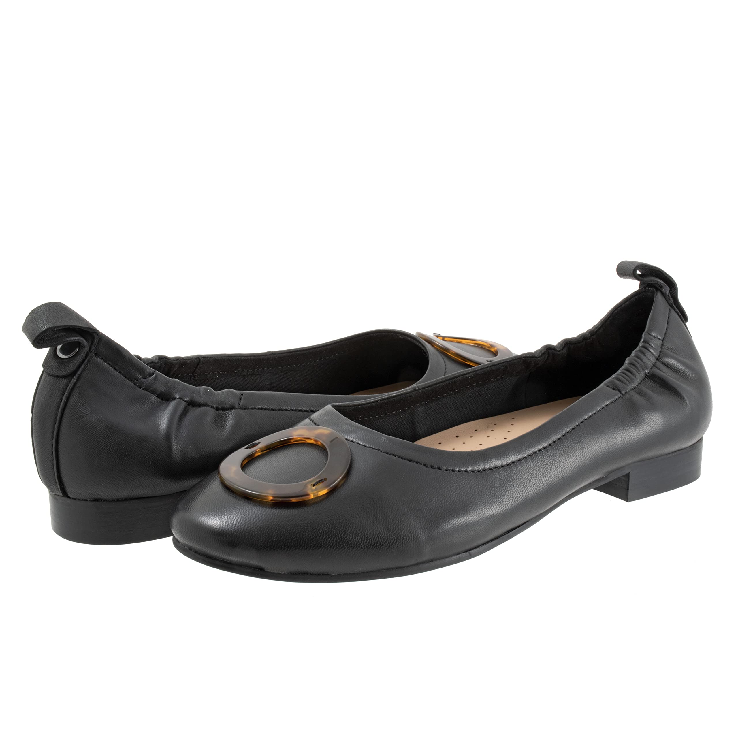 Балетки Trotters Gia Ornament, черный