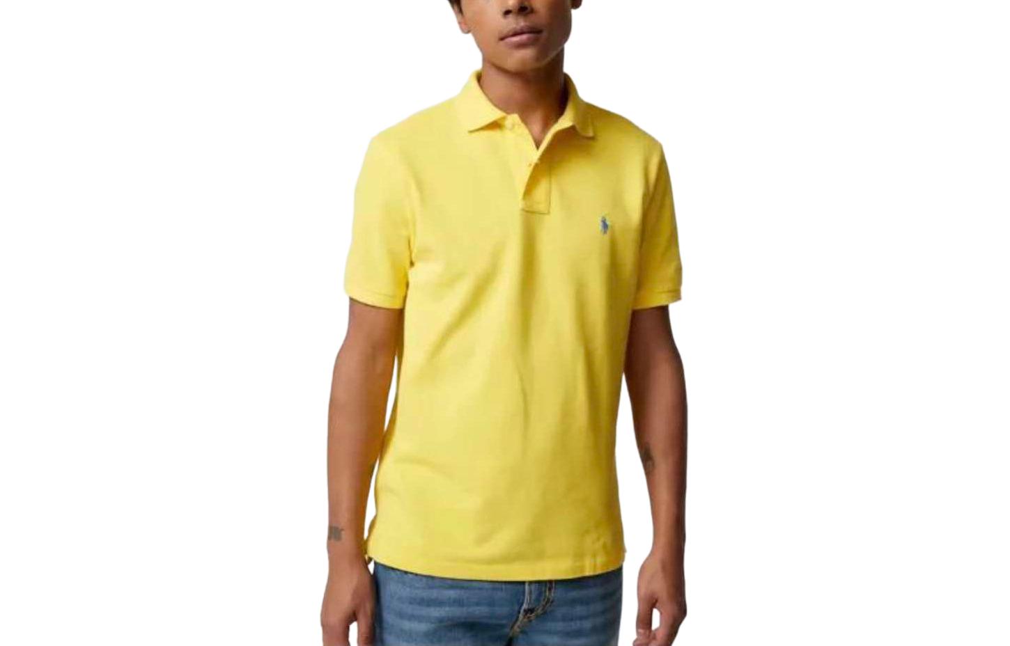 

Polo Ralph Lauren Мужская поло желтого цвета, Желтый, Polo Ralph Lauren Мужская поло желтого цвета