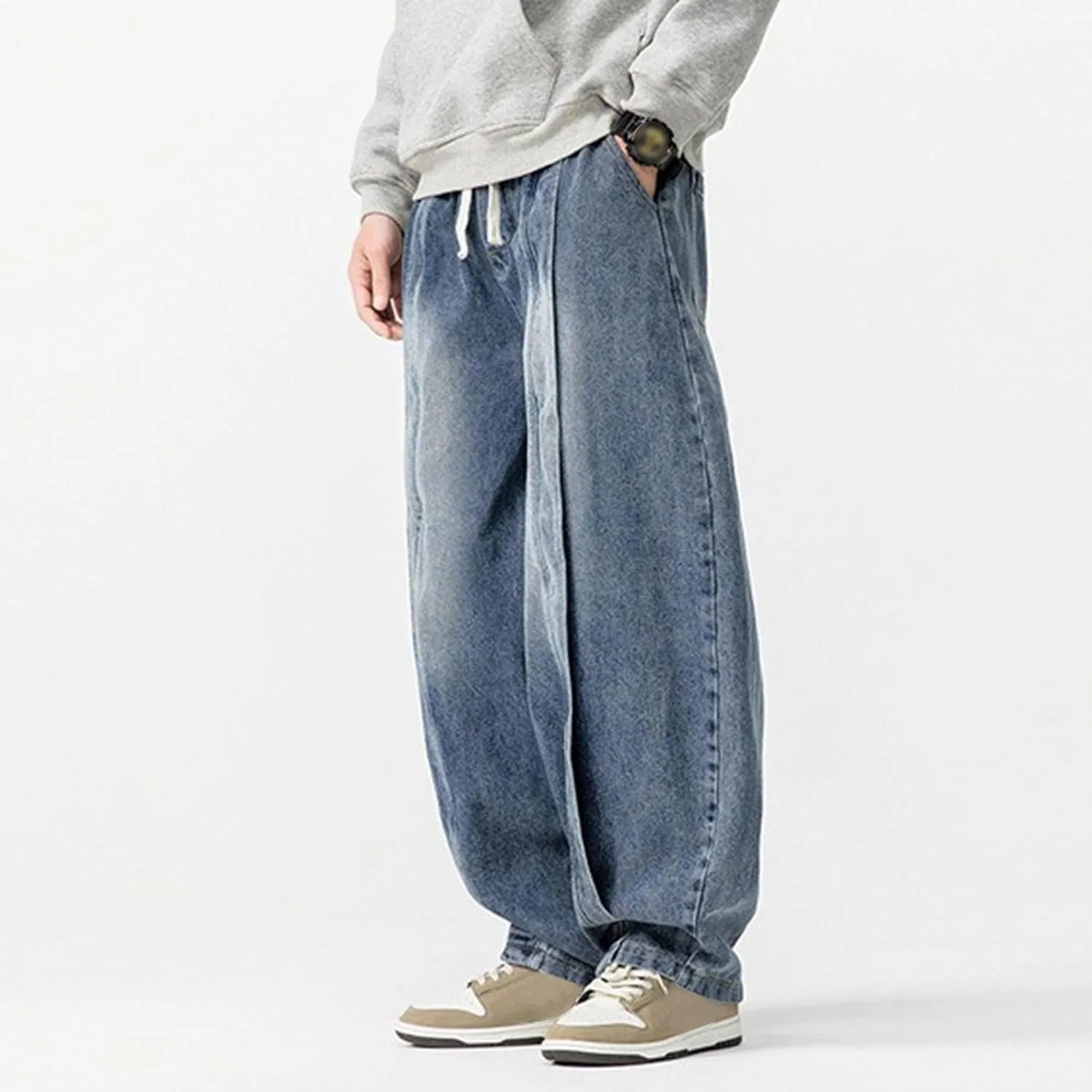 Джинсы мешковатые, Hip Hop, Dark Blue — фото 2