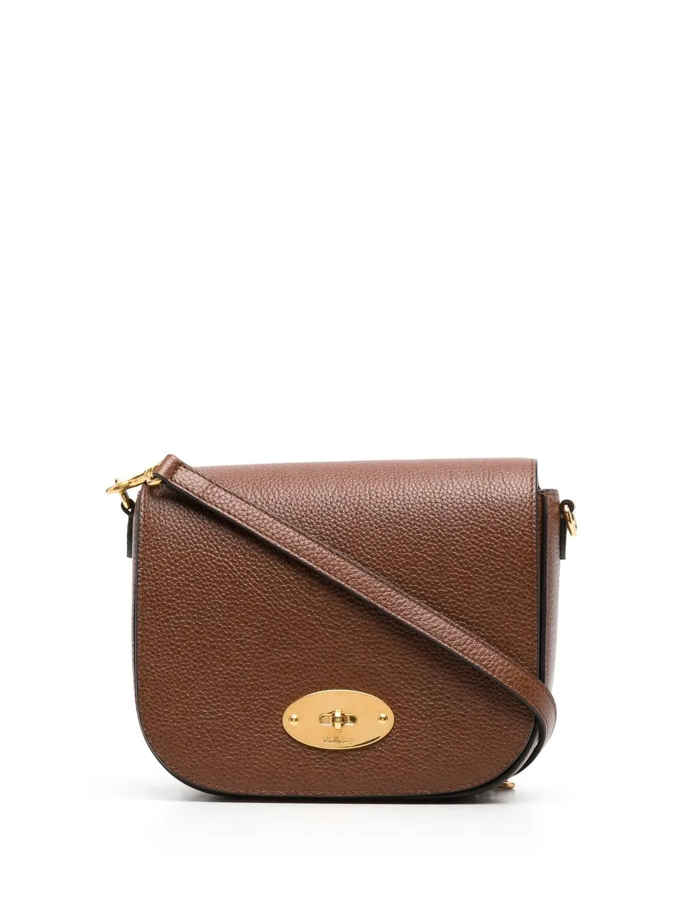 

Сумка через плечо с логотипом Mulberry, коричневый