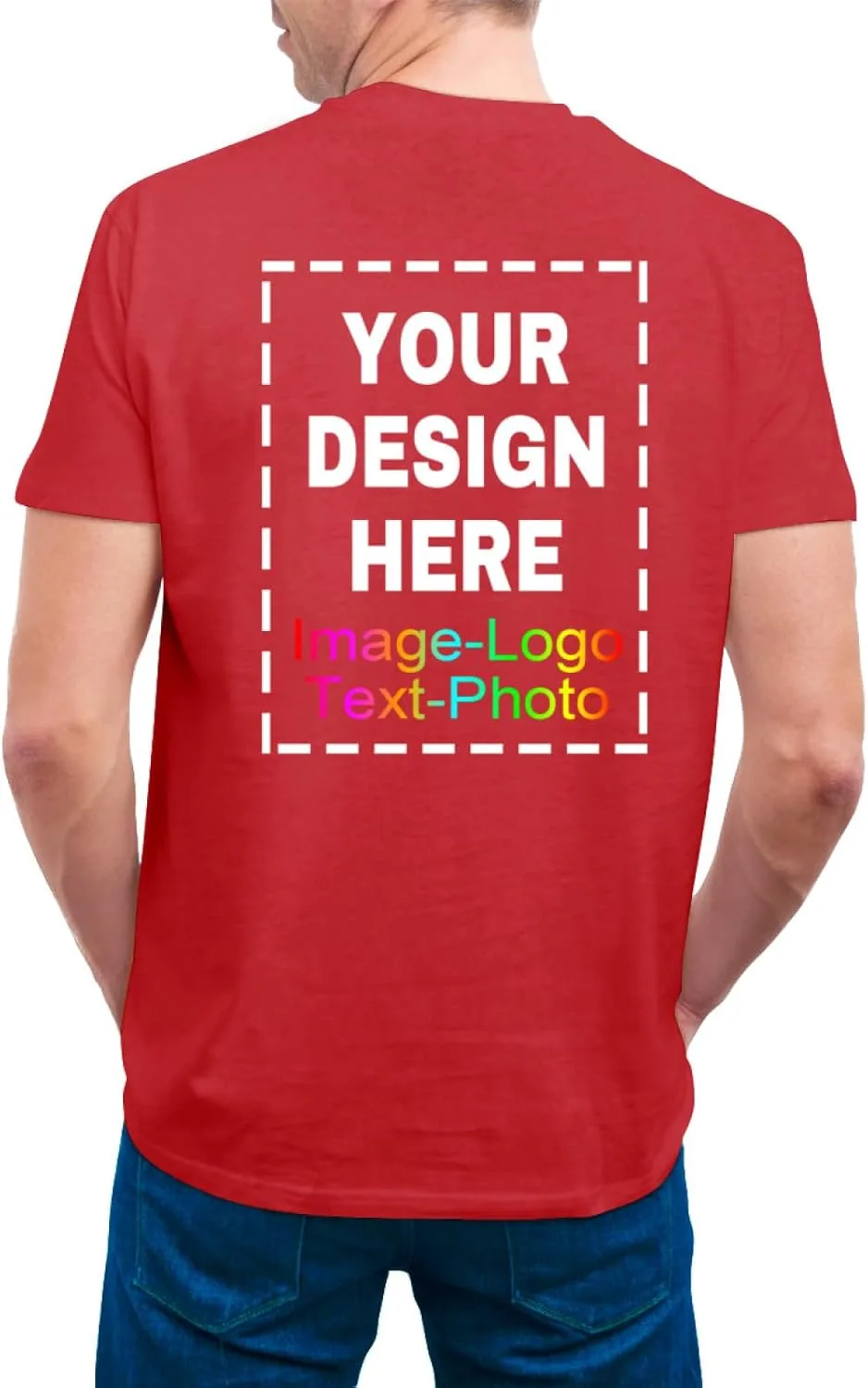 Футболка Custom с принтом на заказ — фото 3