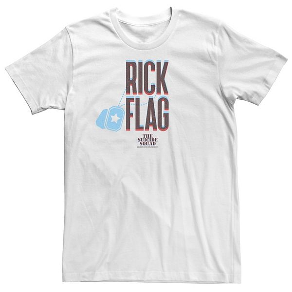 

Футболка Big & Tall DC Comics The Suicide Squad Rick Flag красная и синяя Licensed Character