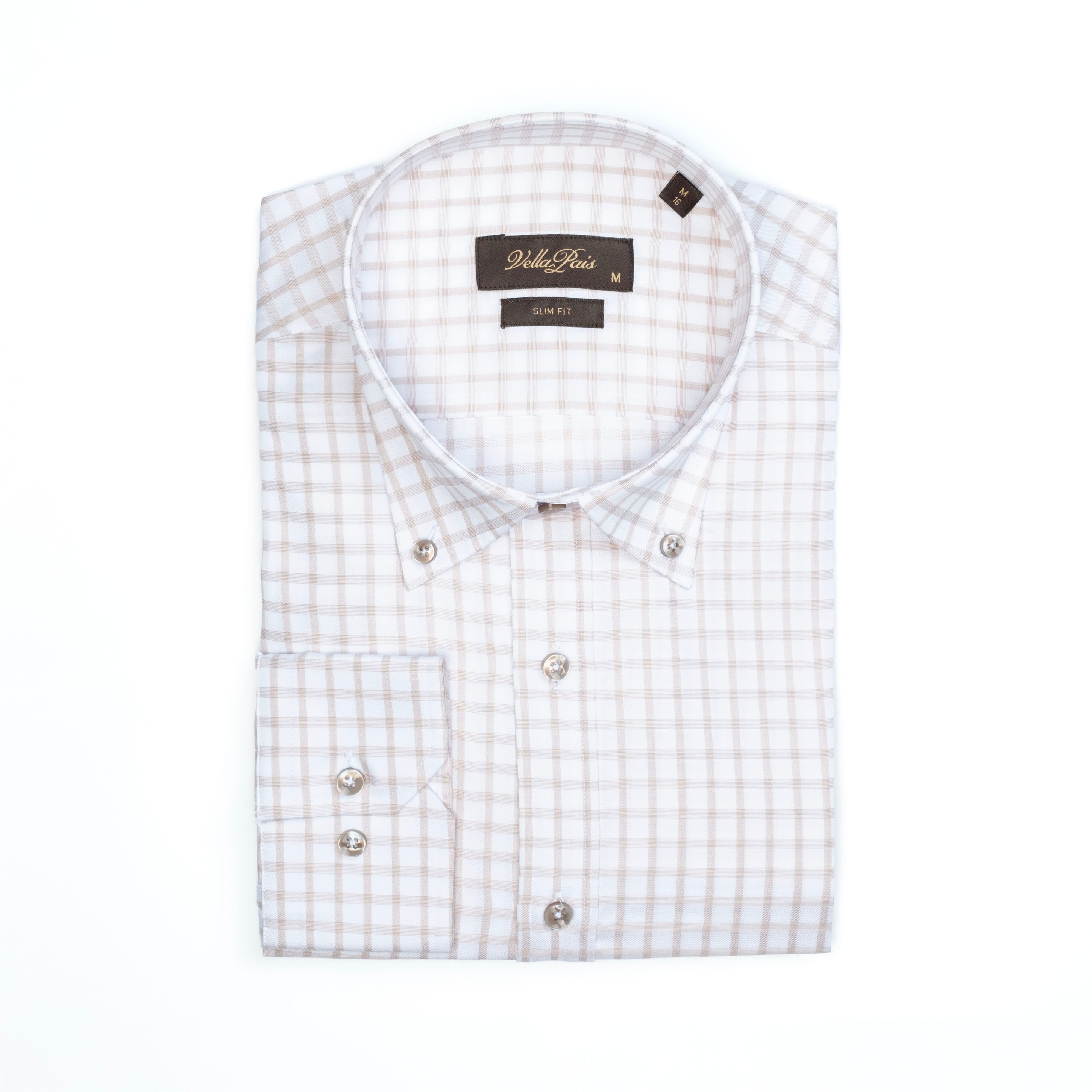 

ESPRIT SLIM FIT ХЛОПКОВАЯ РУБАШКА Vella Pais, белый