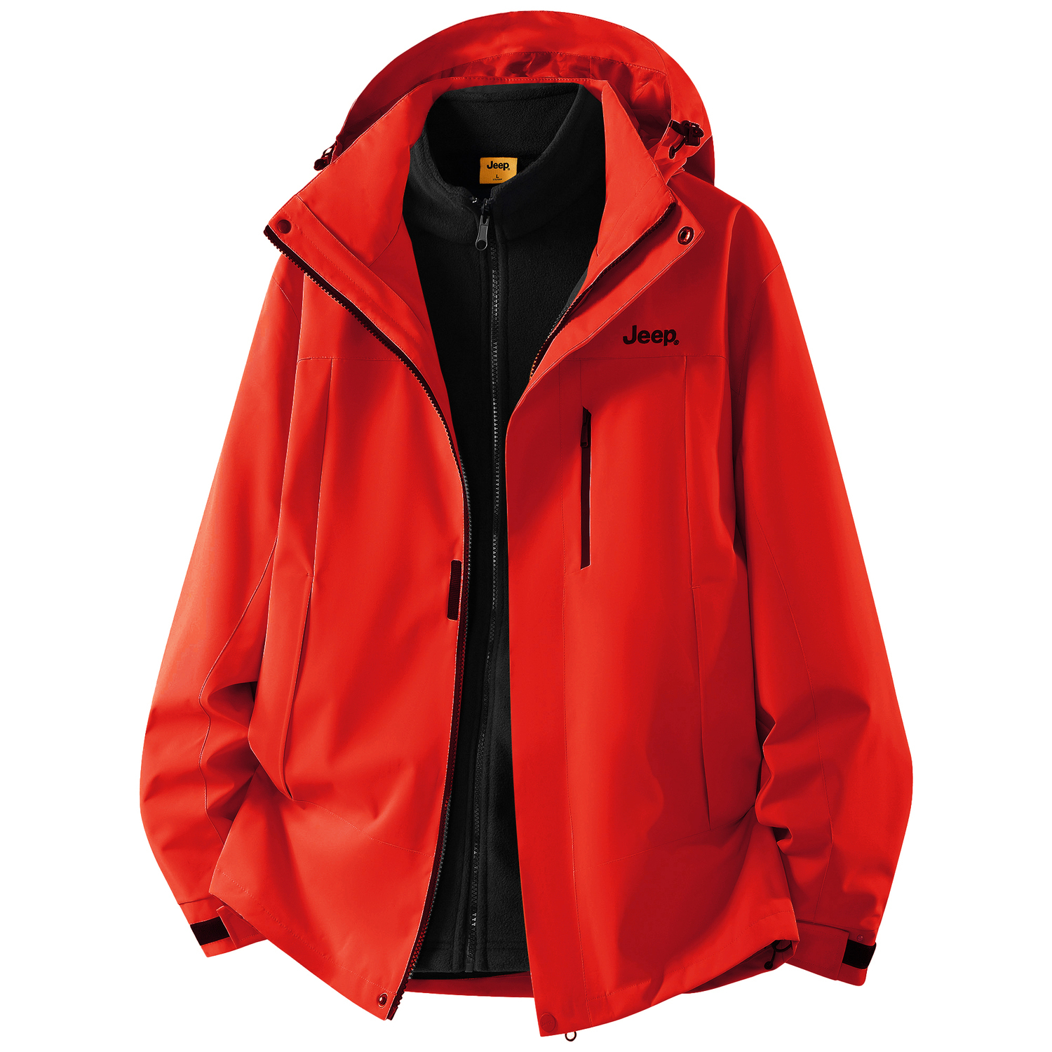 

Jeep Городская куртка для отдыха унисекс, Rosefinch Red (Fleece Liner+Shell Clothing Sets)