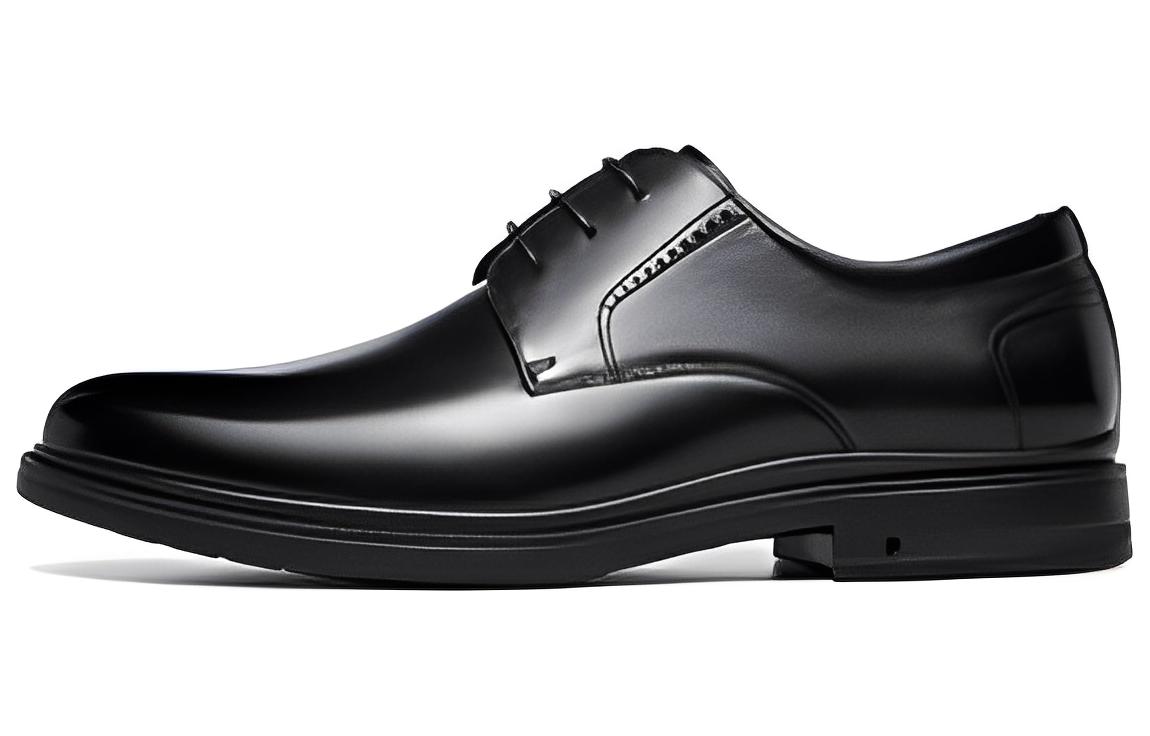 

Мужские туфли HARSON черные на низком каблуке