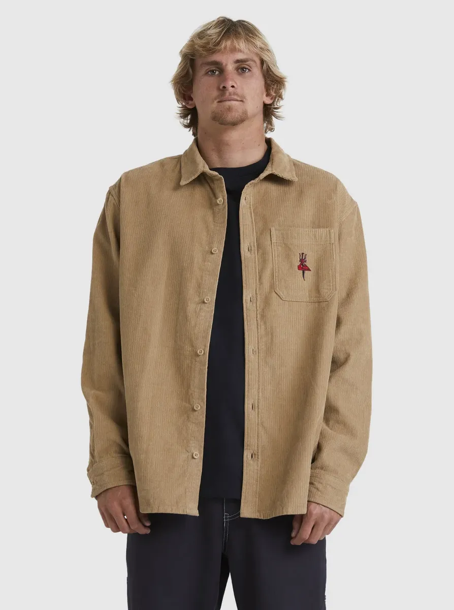 

Рубашка Quiksilver с длинными рукавами "Tridagger", цвет Plage