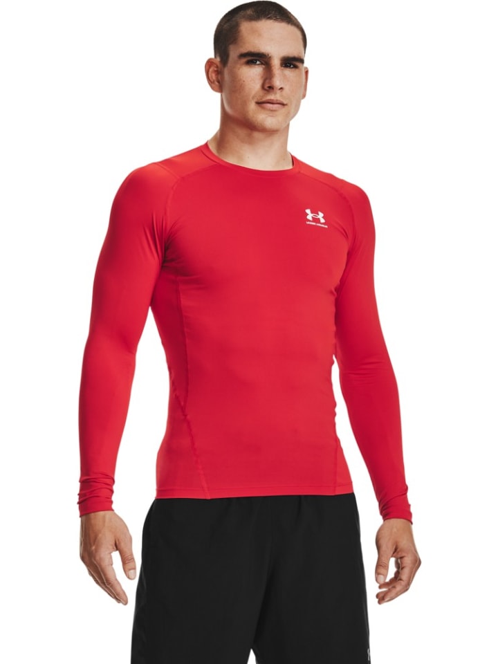 

Лонгслив HeatGear Armour Langarm-Oberteil Under Armour, красный