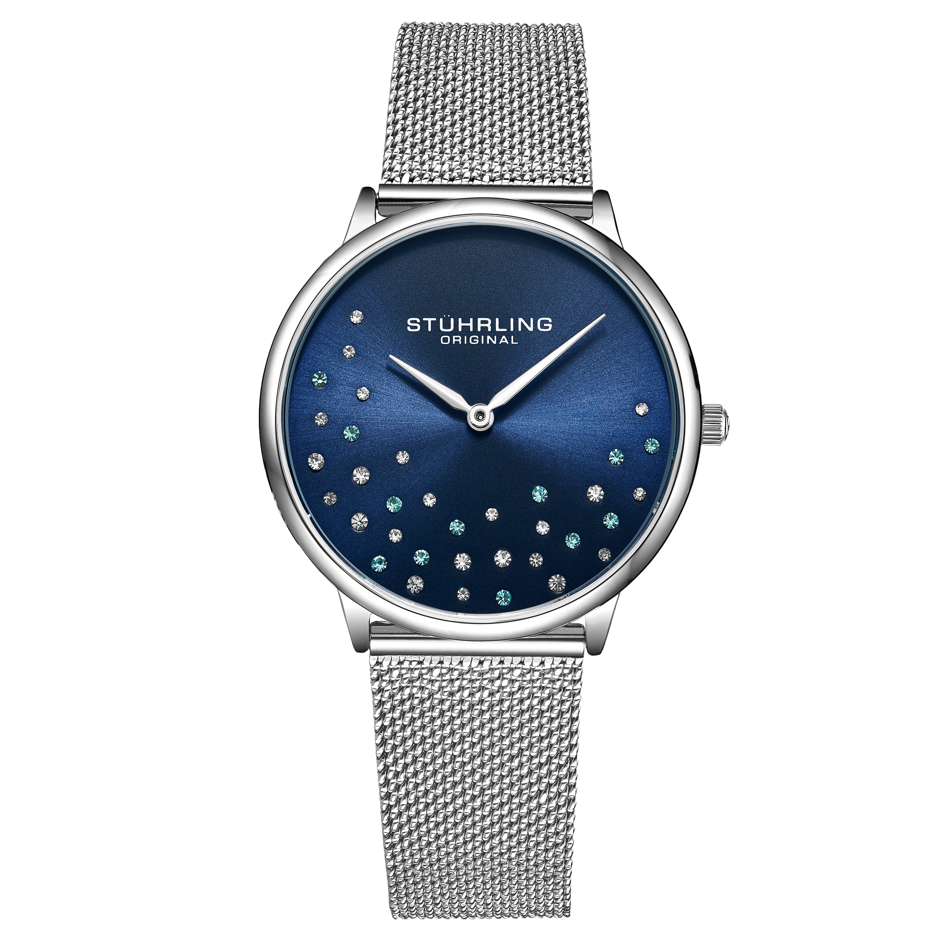 

Часы женские Stuhrling Original, серебряный/синий
