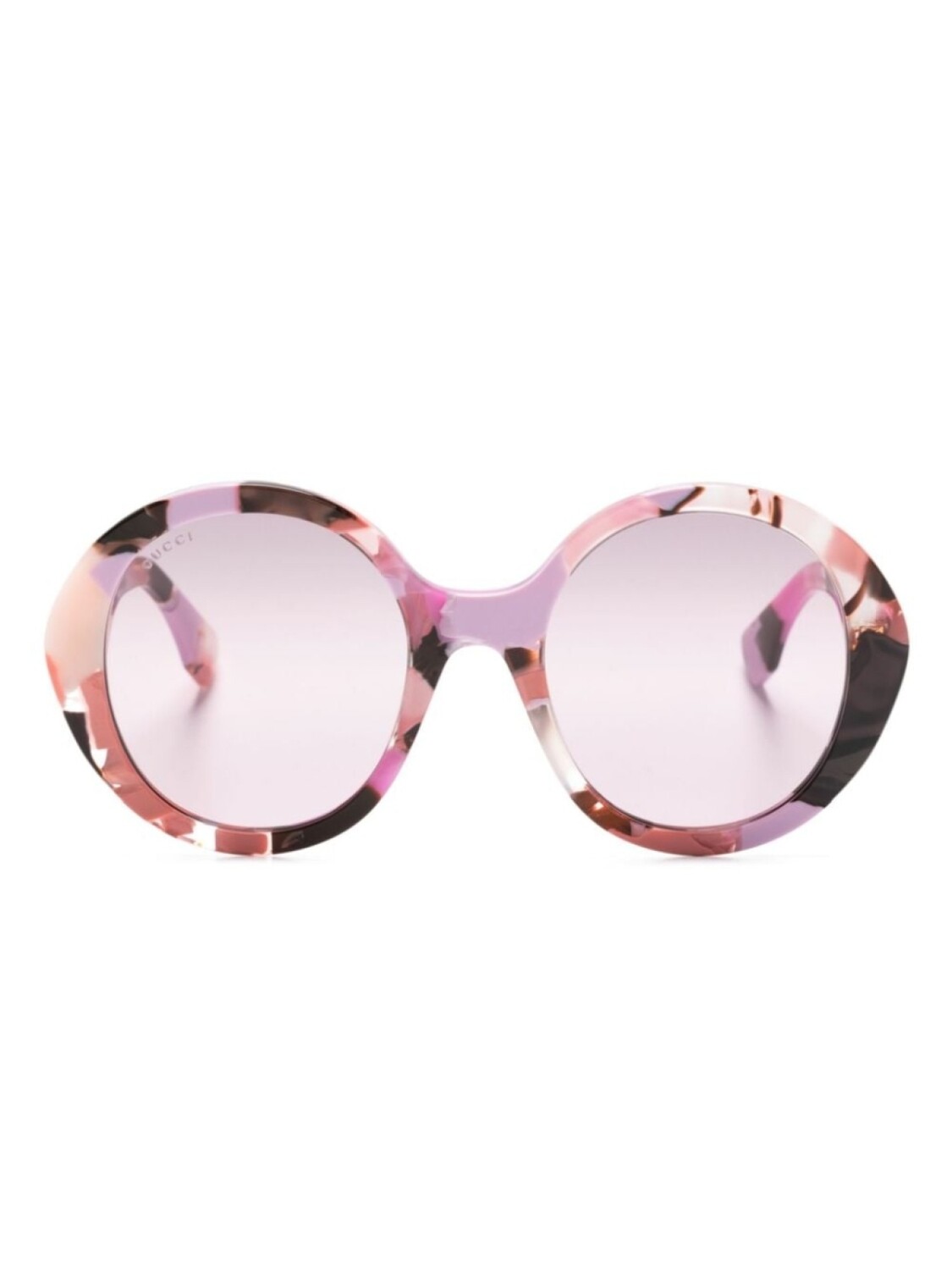 

Gucci Eyewear солнцезащитные очки GG1628S в круглой оправе, розовый