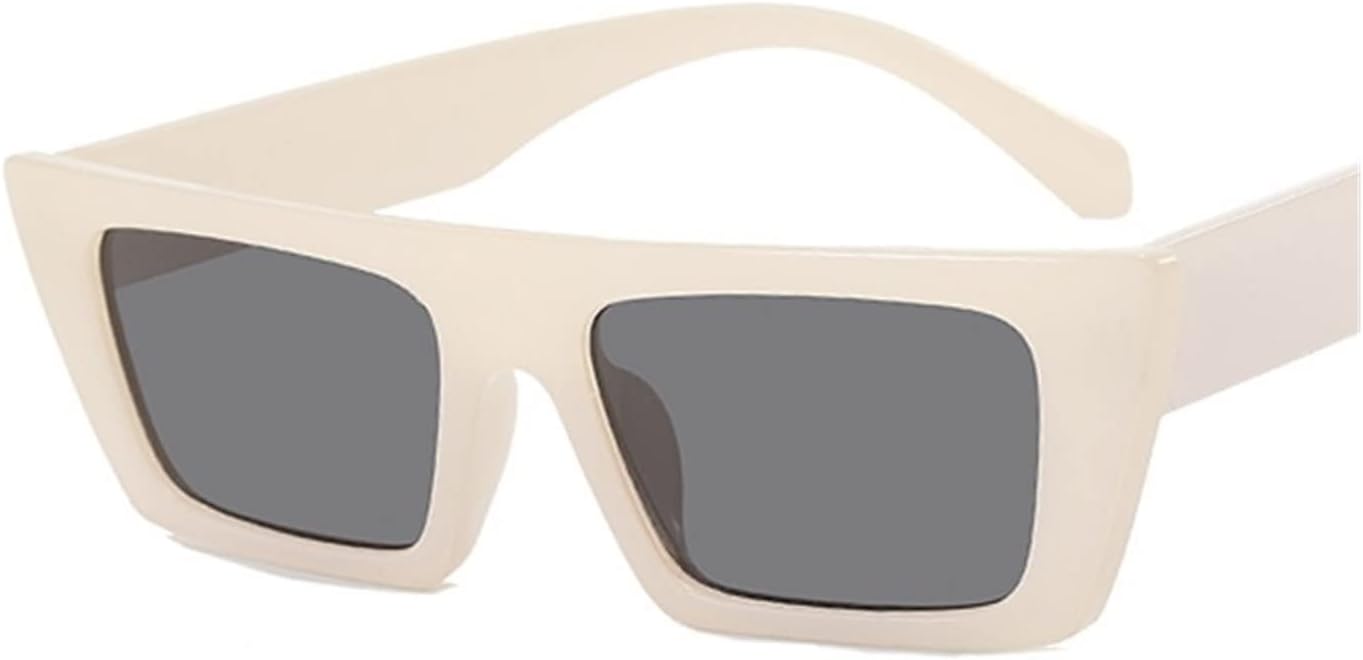 

GAOXIN - Квадратные солнцезащитные очки в маленькой оправе, модные, для уличной фотосъемки, декоративных, для мужчин и женщин, для отдыха на природе (Цвет: C, Размер: 1)