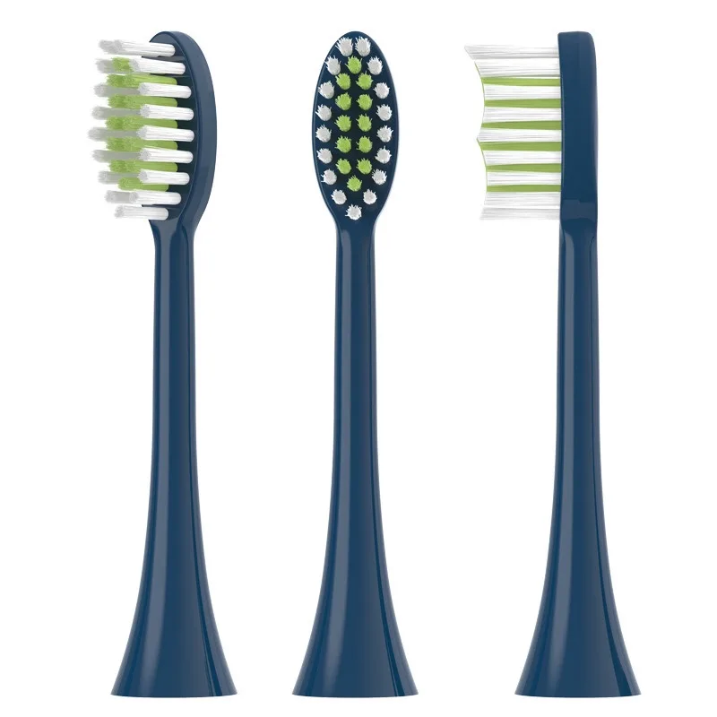 Сменные насадки для зубной щетки CHENSONG, Deep Blue-4 Pcs Set[Independent Vacuum Packaging+Dust Cover+Toothbrush Stands]