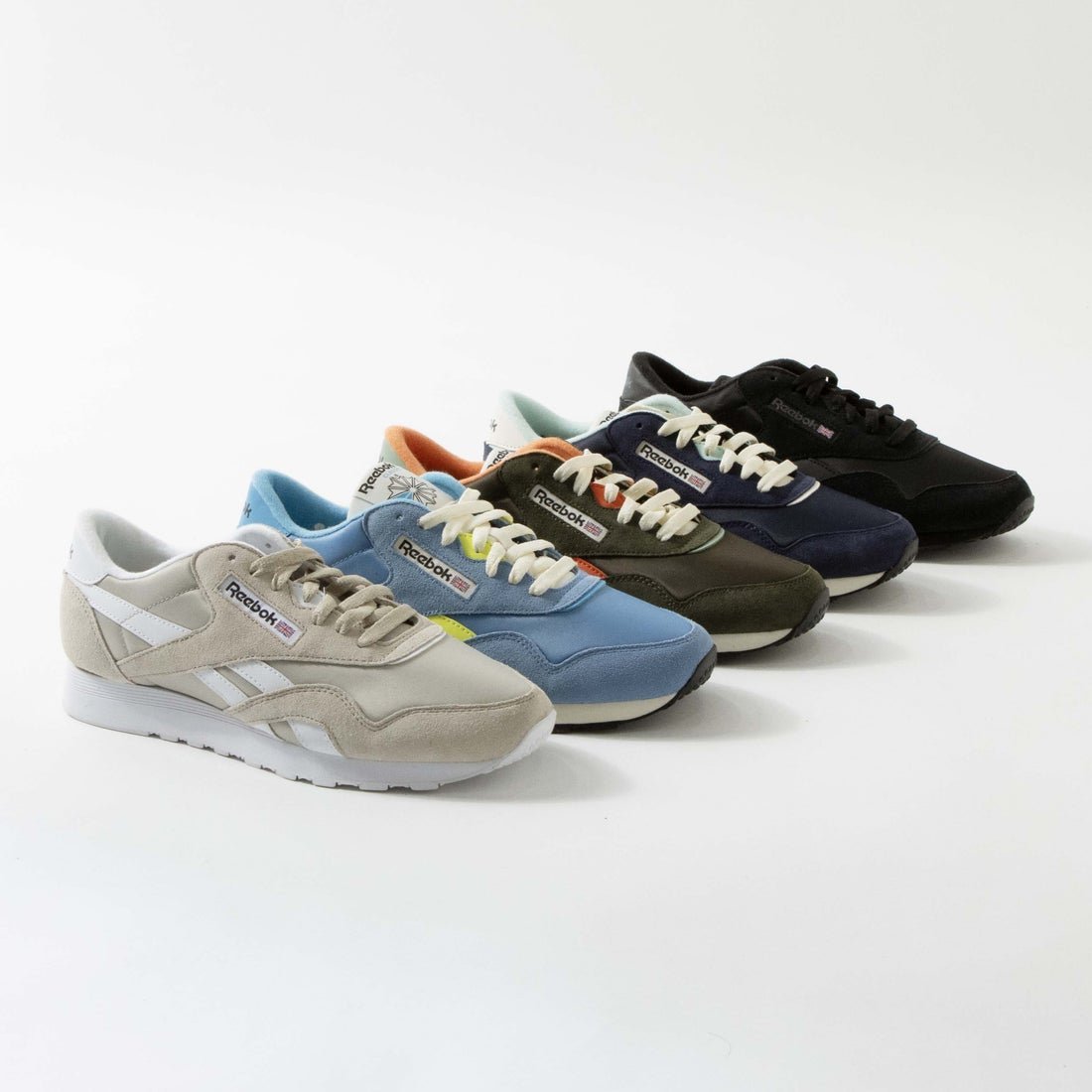 Кроссовки КЛАССИЧЕСКИЙ НЕЙЛОН Reebok, Black_100033377 — фото 2