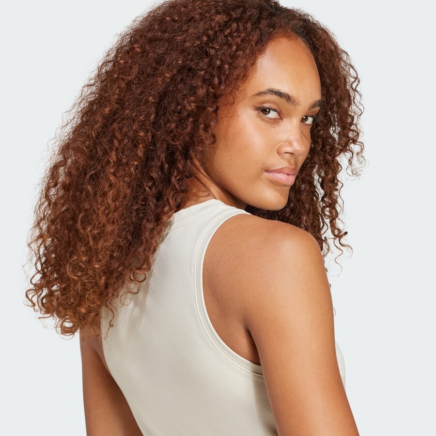 Спортивный топ ADIDAS SPORTSWEAR Essentials, White/Off white — фото 3