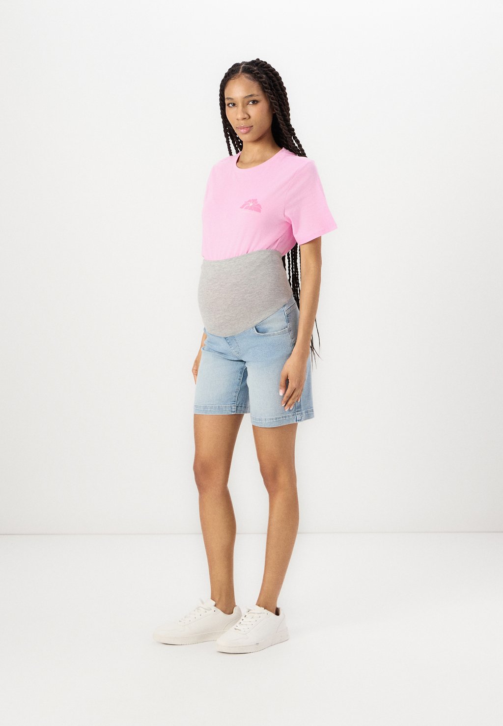 

Джинсовые шорты MLOSLO SLIM MAMALICIOUS, цвет Light Blue Denim