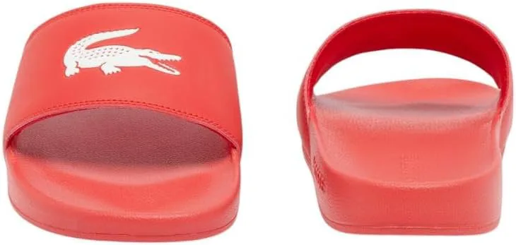 Мужские сандалии Lacoste Serve Slide 2.0, хаки/белый — фото 2