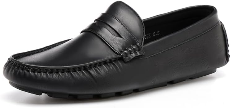 

Мужские легкие повседневные лоферы DECARSDZ, мягкие, удобные мужские слипоны, черный