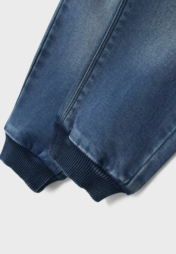 Джинсы свободного кроя Name It, Dark Blue Denim — фото 4