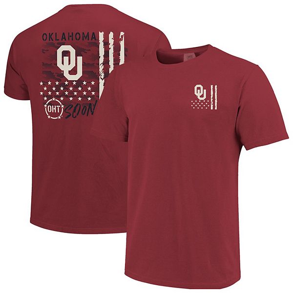 

Мужская футболка Oklahoma Sooners Comfort Colors OHT Camo Overlay Image One
