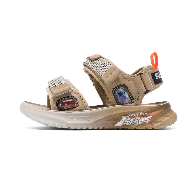 

Детские сандалии с низким верхом, нескользящие, износостойкие, дышащие SHIBU, хаки