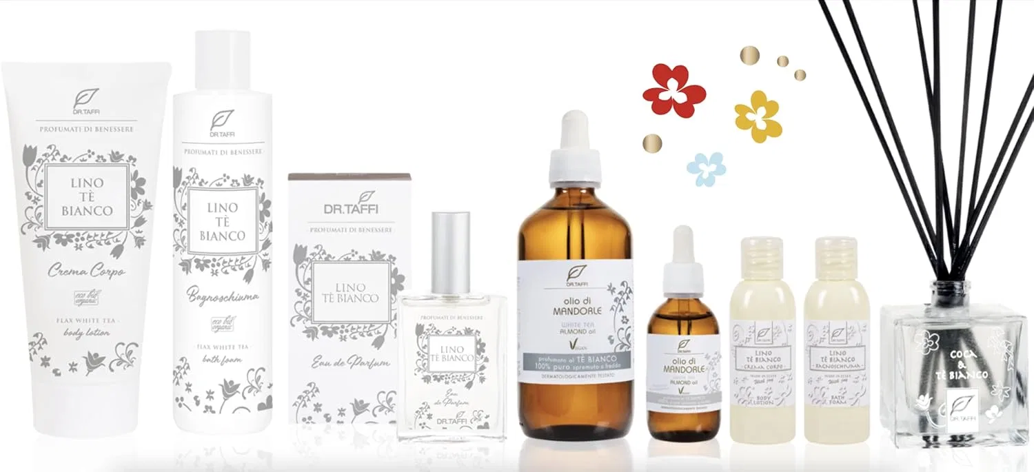 Масло для лица и волос DR.TAFFI Sweet Almond Oil, 50 мл, аромат Citrus Refreshing Flux White Tea — фото 4