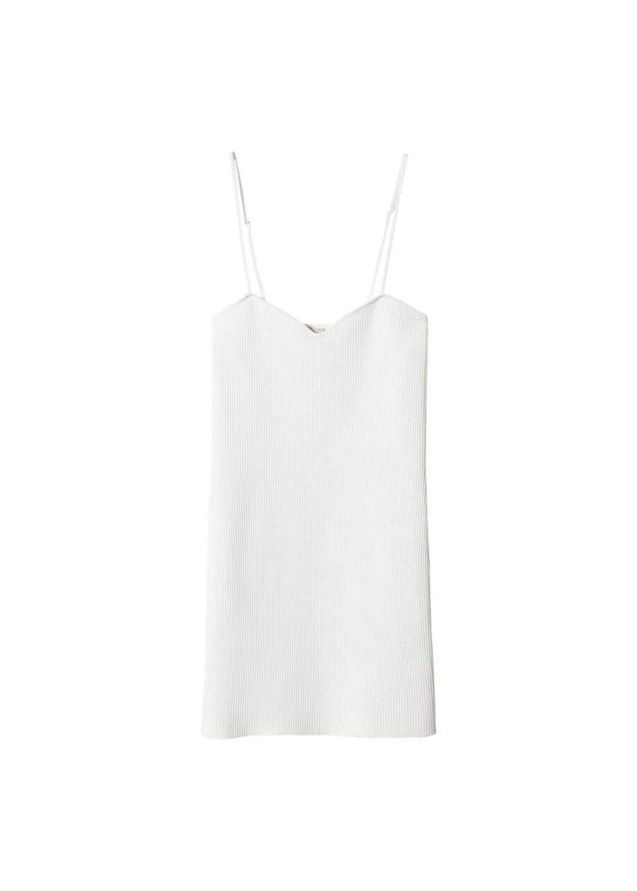 

Мини платье MANGO Laurel, Ecru