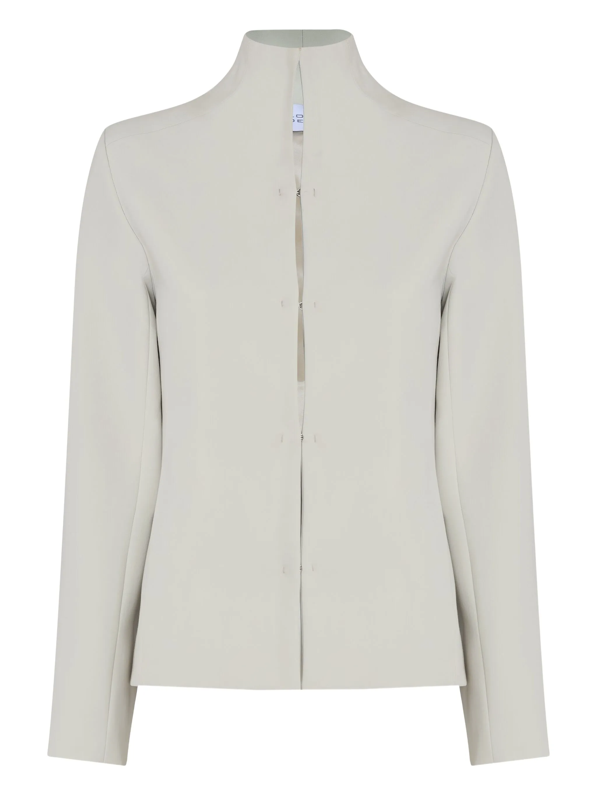 

Топ с высоким воротником Gloria Coelho, серый