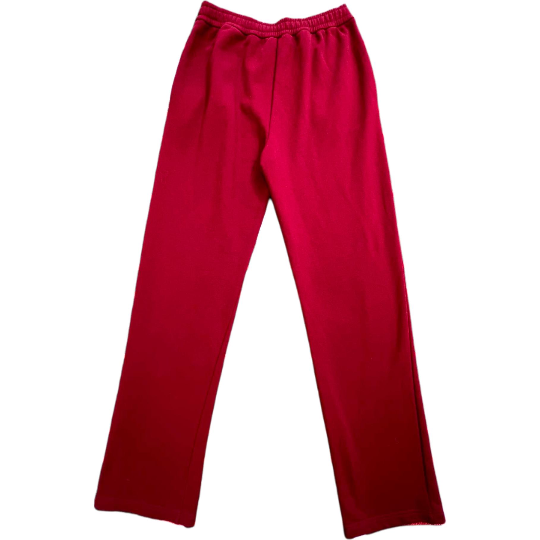 Брюки женские GUCCI Red Moderate Straight Fit — фото 2