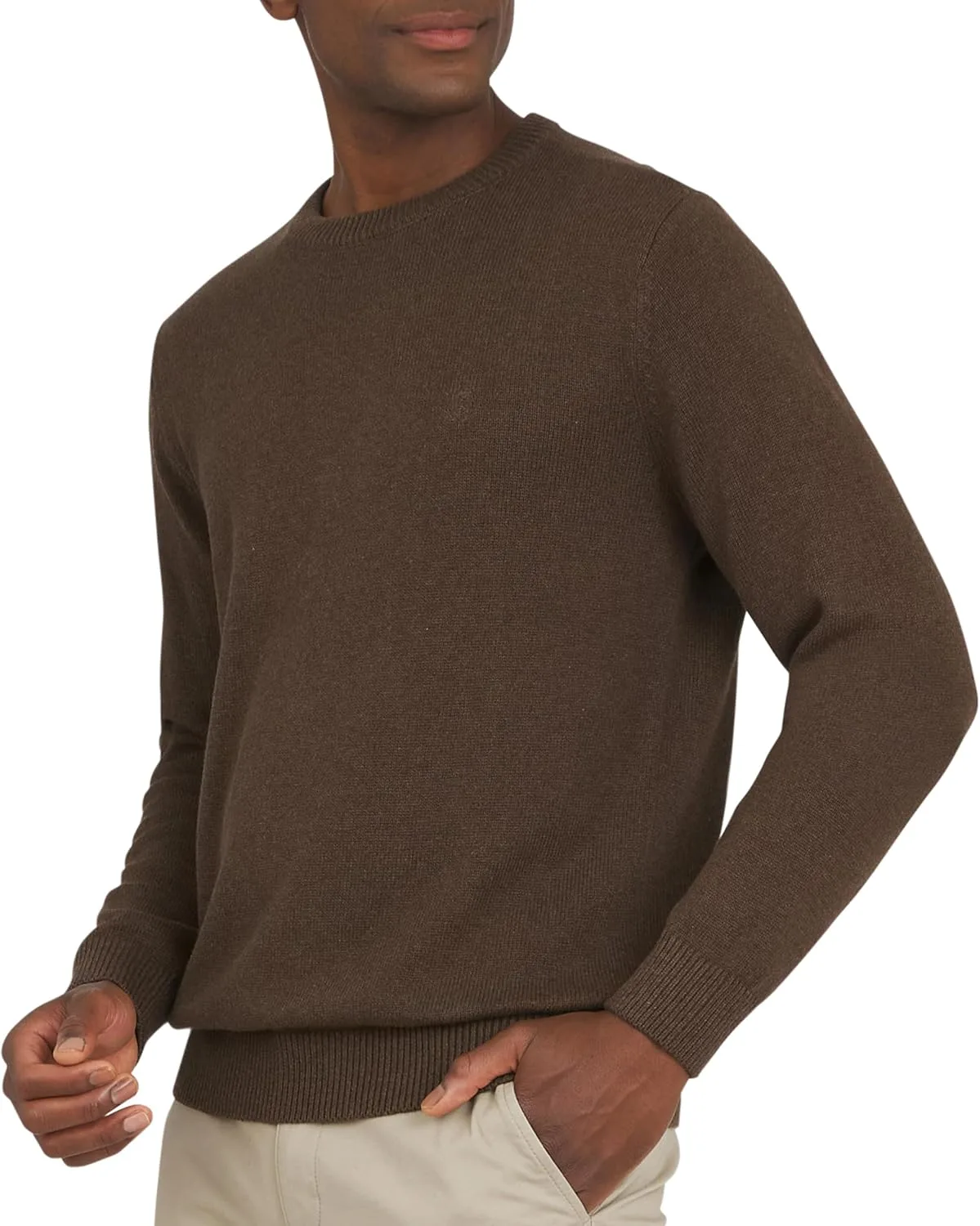 

Chaps мужской свитер с длинным рукавом Classic Fit, хлопковый джерси, средний вес