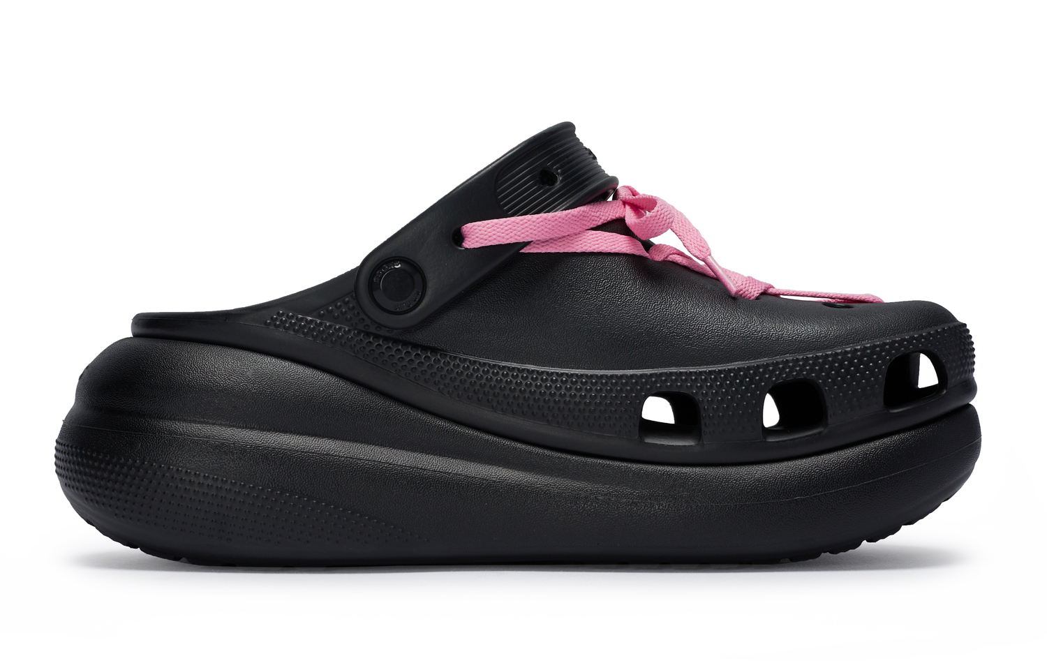 Classic Crush 811 Manufactured, Neon Star Clogs Unisex Black Pink Crocs — фото 2