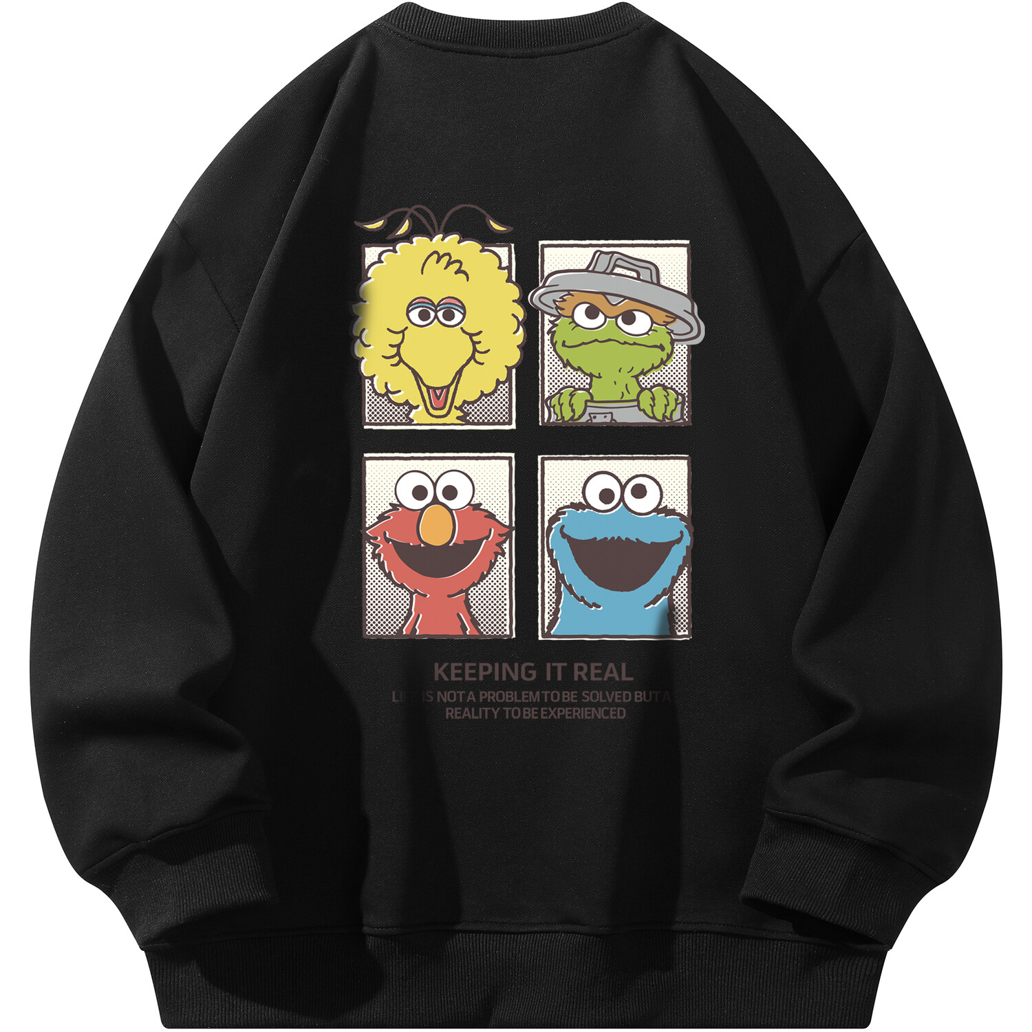 

SESAME STREET Толстовка унисекс «УЛИЦА СЕЗАМ», Белый (на флисовой подкладке)