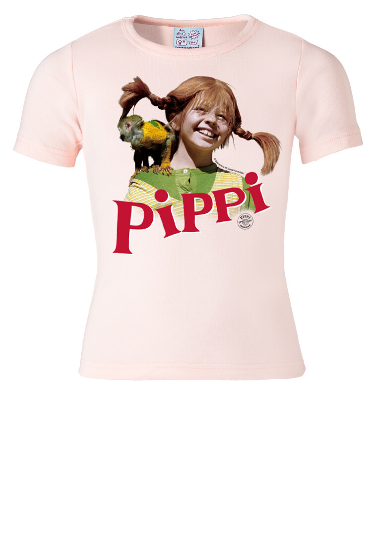 

Футболка Logoshirt Pippi Langstrumpf & Herr Nilsson, розовый