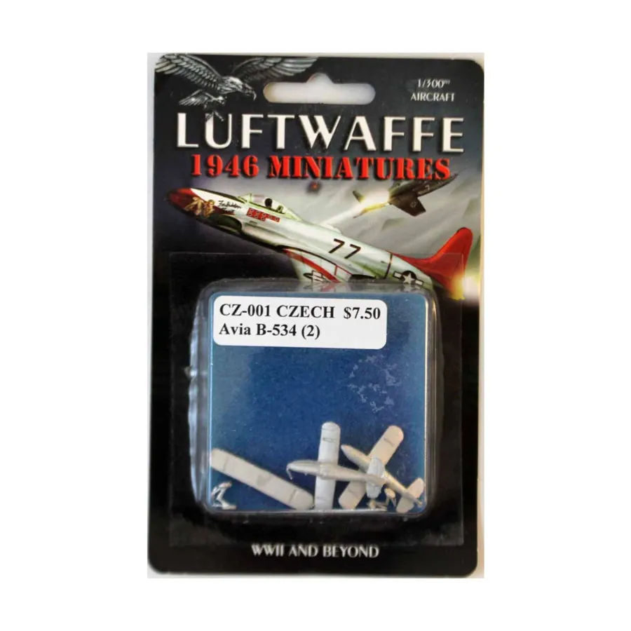 

Авиа Б-534, Luftwaffe 1946 Miniatures - Czechoslovakia (1:300)
