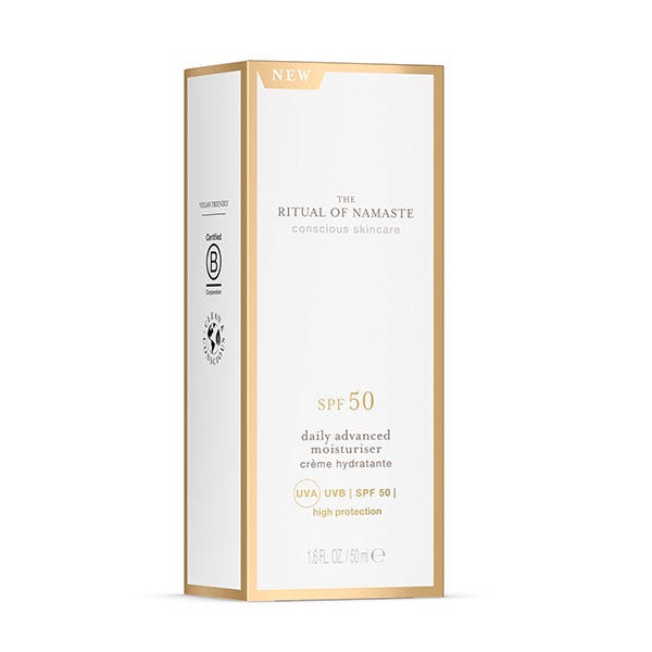 Солнцезащитный крем для лица RITUALS The Ritual Of Namaste Daily Advanced Moisturiser SPF50, 50 мл — фото 2