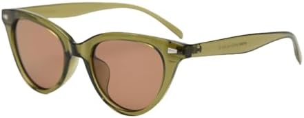 

Солнцезащитные очки для женщин в стиле ретро, ​​поляризованные солнцезащитные очки для мужчин, зеленые, коричневые, женские, с защитой от УФ-излучения UV400 MTZJH, Olive Green Brown