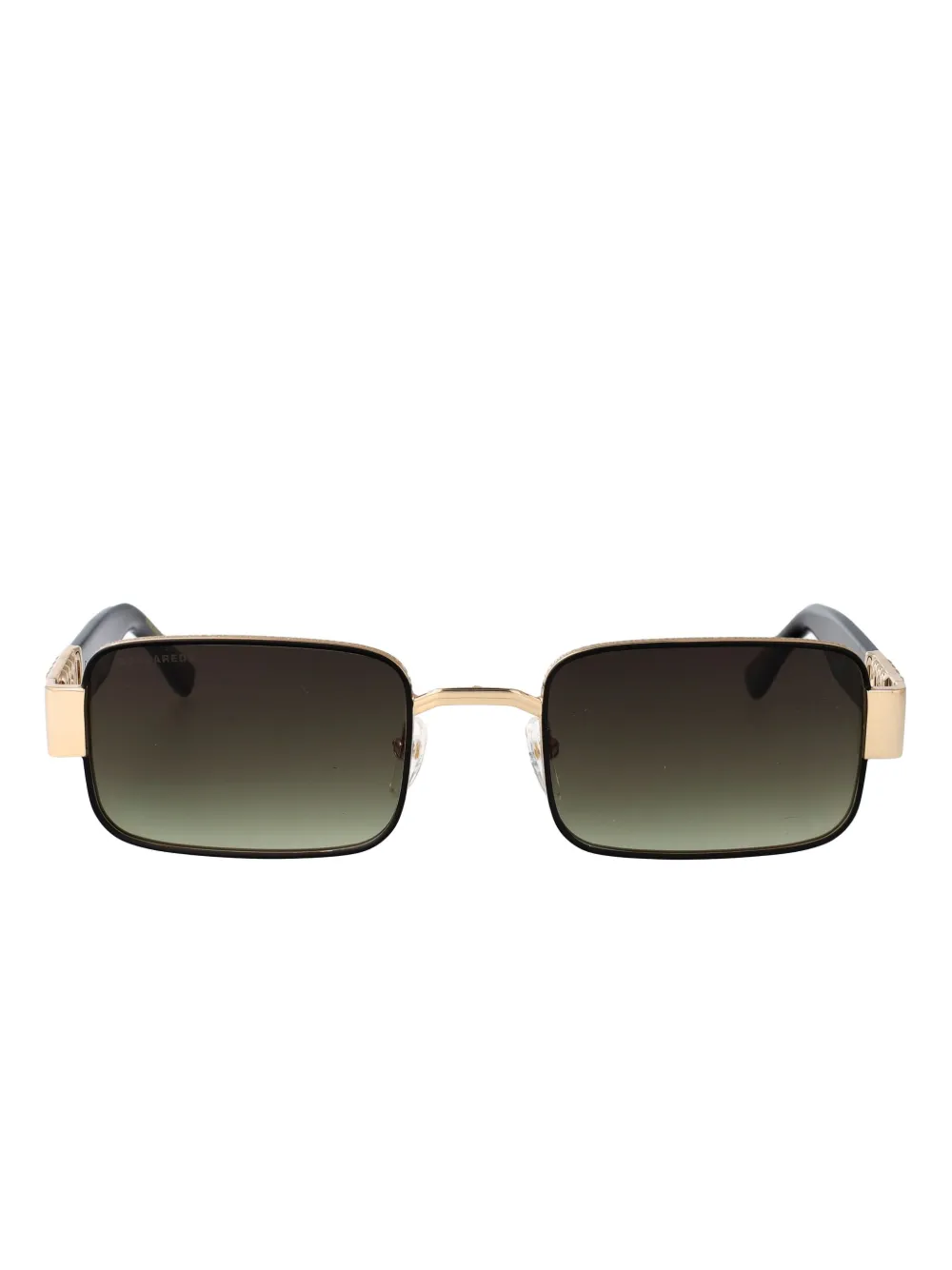 

Солнцезащитные очки D2 0156 с логотипом в прямоугольной оправе DSQUARED2 EYEWEAR, черный